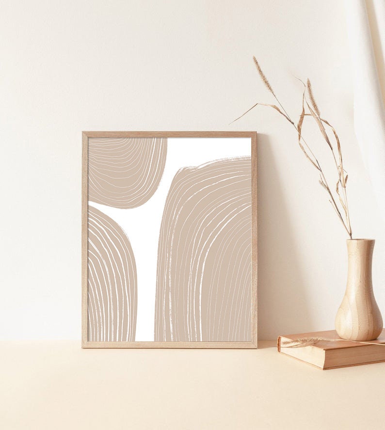 Set of 5 Prints Watercolor Art Gallery Wall Art Boho Decor Etsy