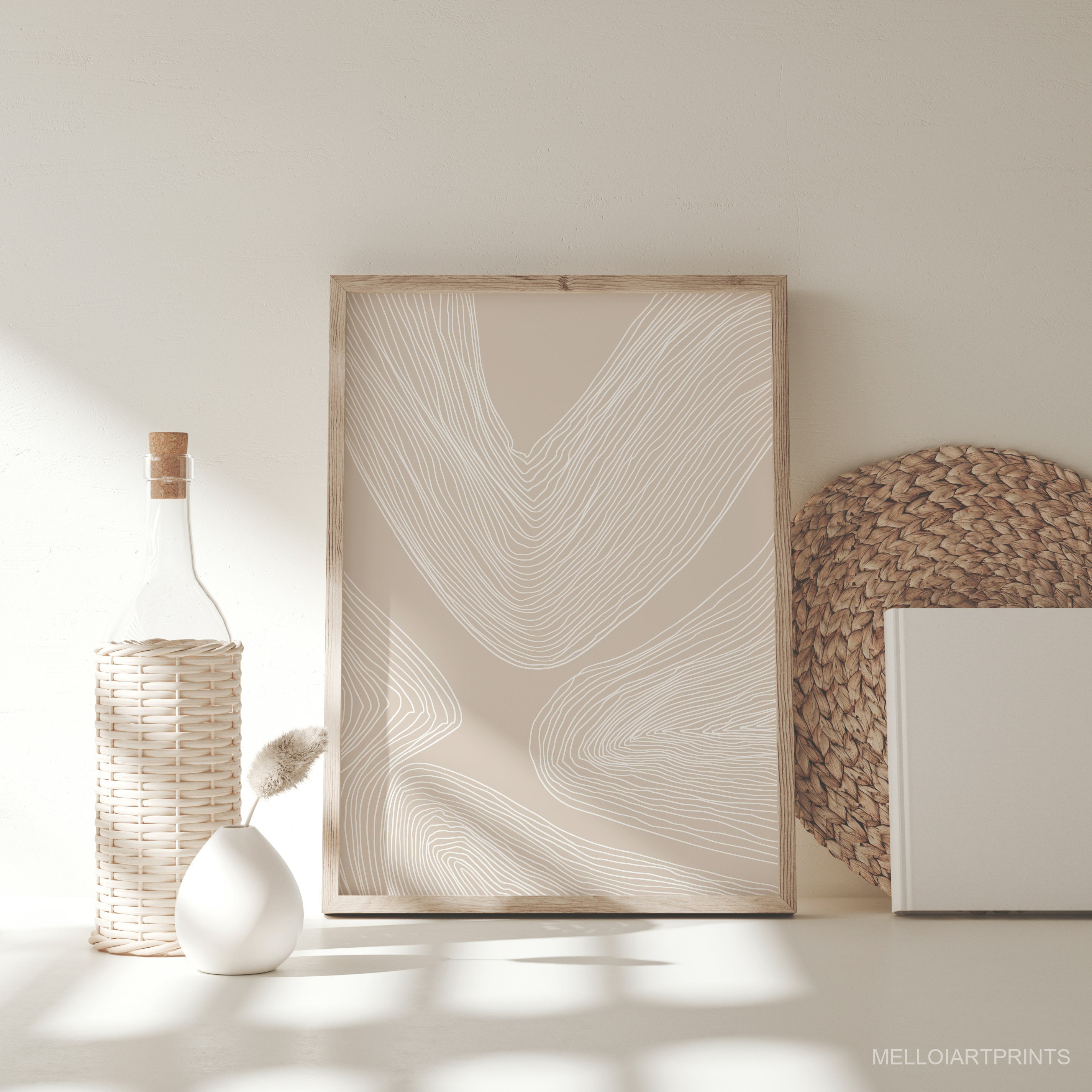 Beige Wall Decor Printable Wall Art Digital Print Neutral Etsy