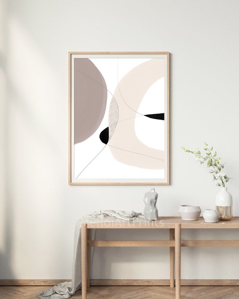 Set of 5 Prints Watercolor Art Gallery Wall Art Boho Decor Etsy