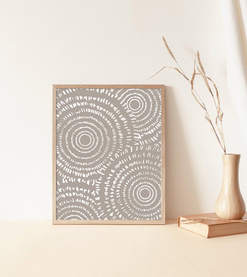 Geometric Printable Wall Art Digital Print Neutral Wall Art - Etsy