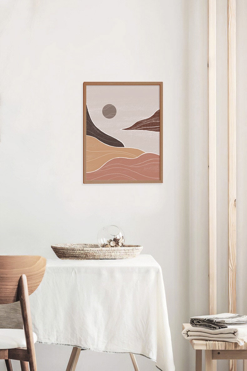 Abstract Sunrise Print Sun Painting Abstract Art Print - Etsy