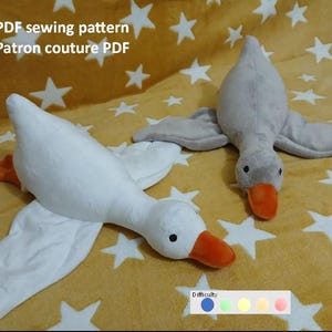 PDF Pattern - Stella the Stuffed Goose - Teddy Goose