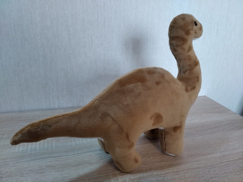 PDF pattern Nils the Diplodocus plush toy Stuffed diplodocus image 4