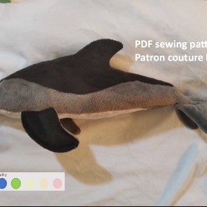 PDF Pattern Eden the Stenella Dolphin Plush