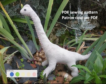 Modello PDF Léna, il dinosauro di peluche brachiosauro Italia
