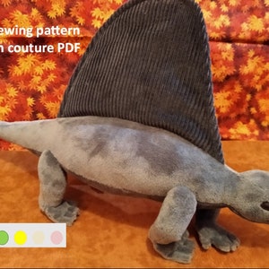Pdf Pattern Queenie the Dimetrodon Plush Dinosaur