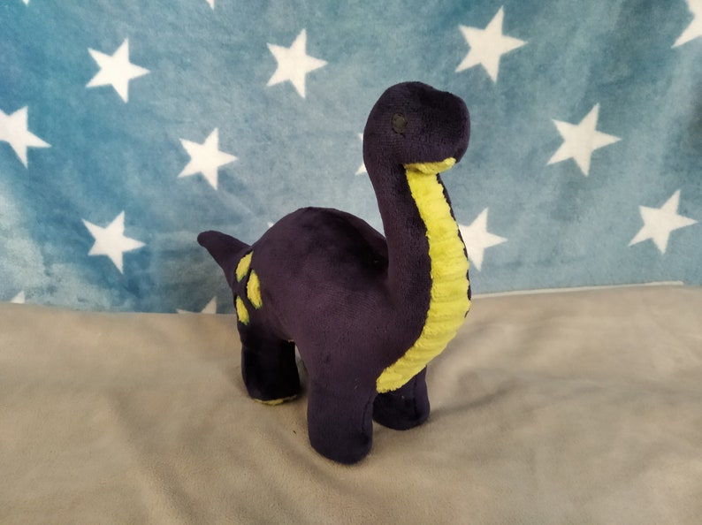 PDF pattern Nils the Diplodocus plush toy Stuffed diplodocus image 3