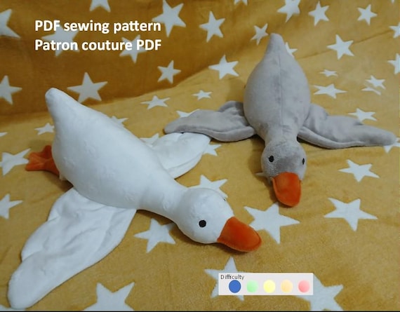 PDF Pattern - Stella l'oie en peluche - Teddy Goose