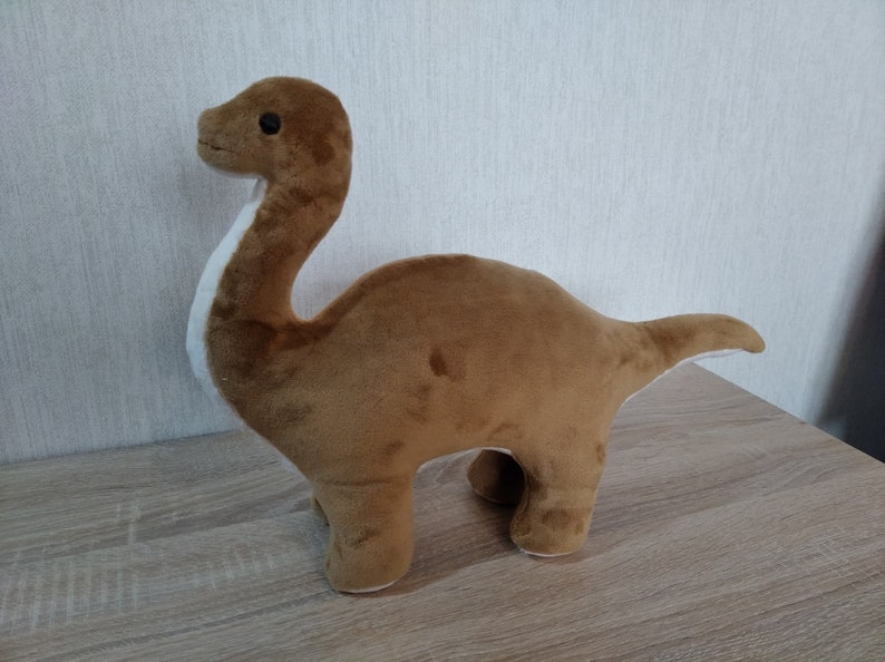 PDF pattern Nils the Diplodocus plush toy Stuffed diplodocus image 10