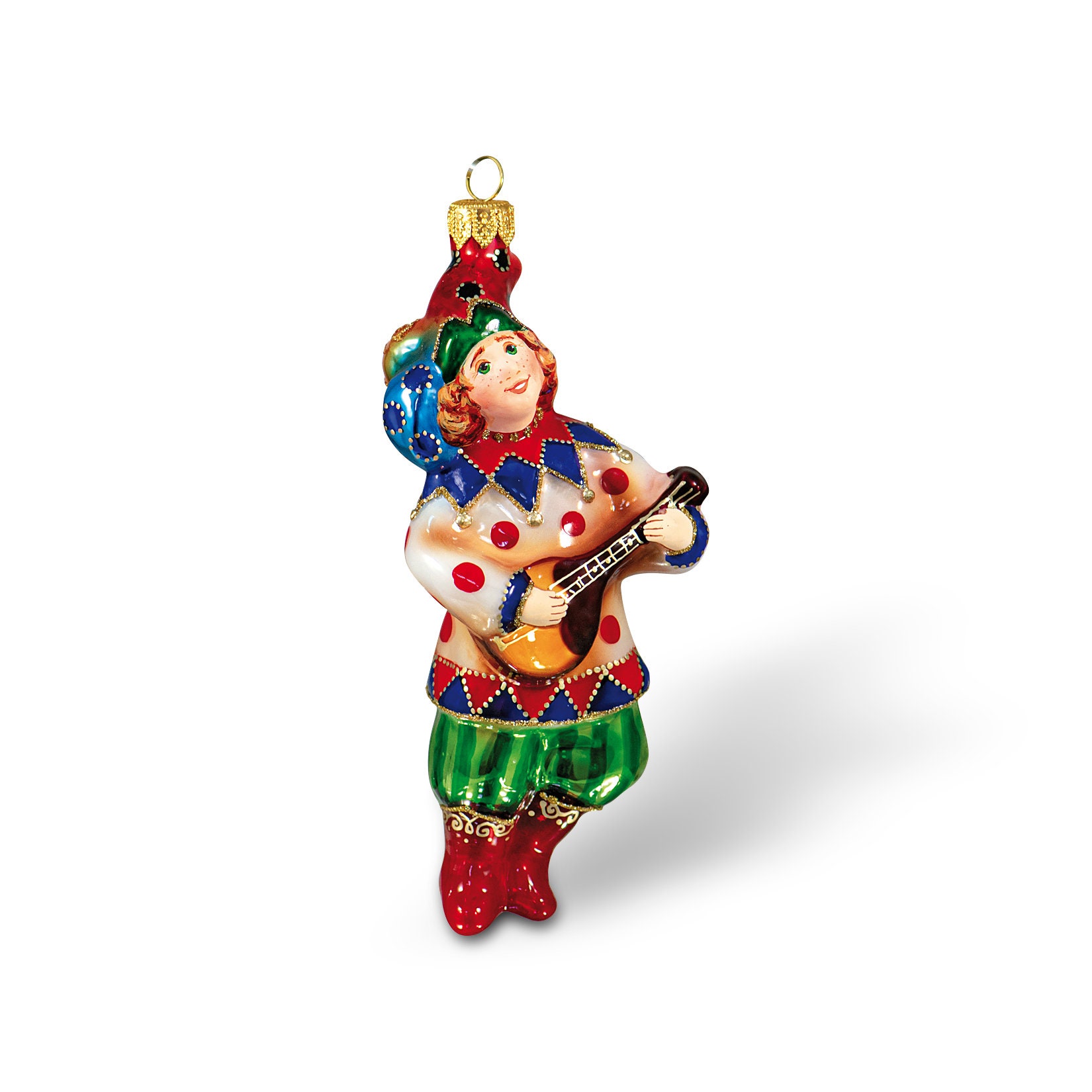 Wandernde Musiker Hand Geblasen Marchen Glas Figur Etsy