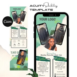 Acuity Scheduling Template: Editable Canva Design