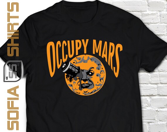 Occupy Mars Shirt Elon Musk Spacex T Shirt Unisex Etsy