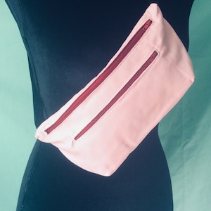 Crossbody, Chest, Belt Bag - Light Pink - 19.99