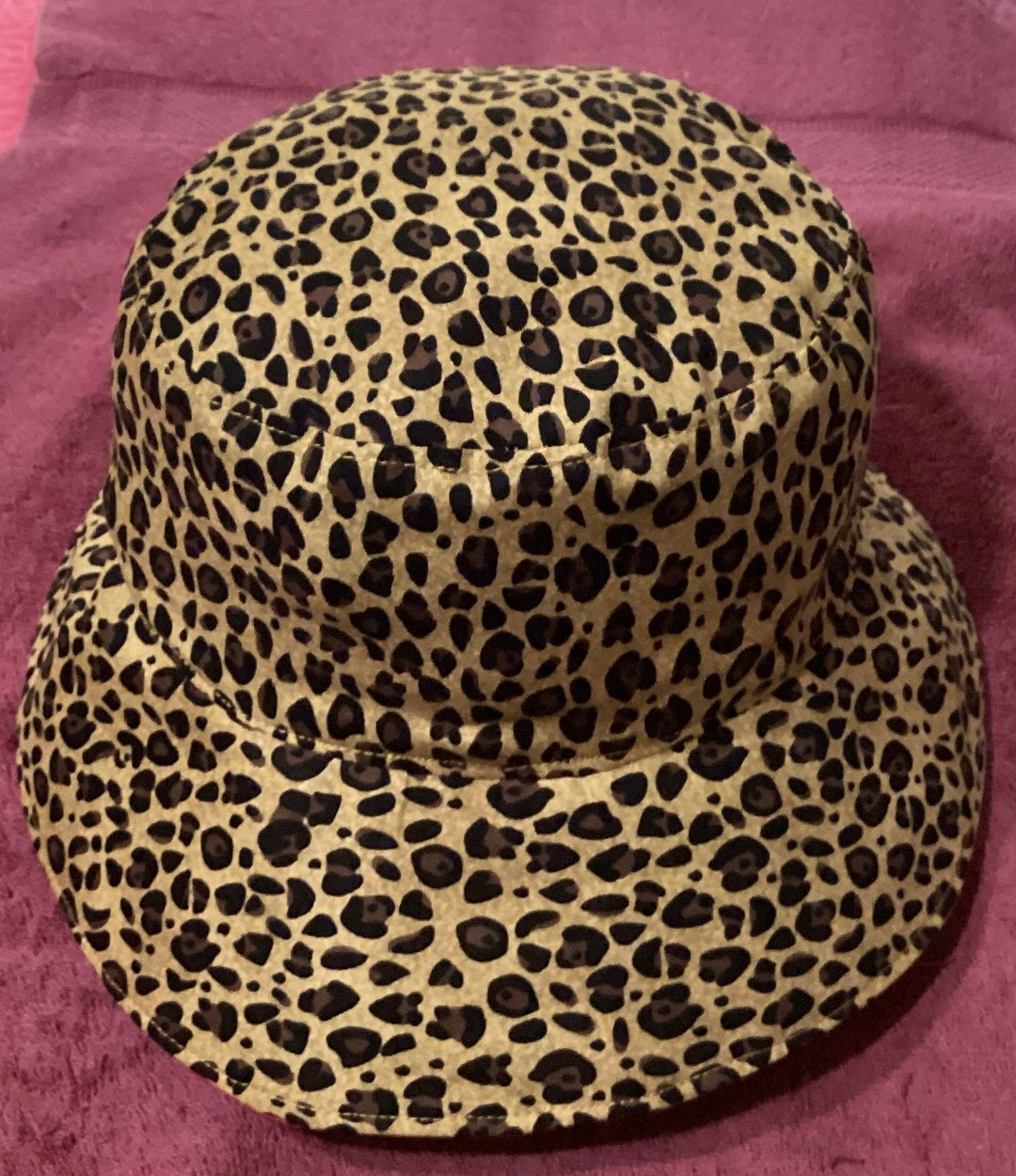 Black The Suede Cheetah Hat main image 1