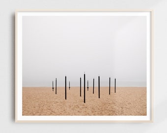 16x20" Signed Unframed Limited Edition Fine Art Photography Print: Minimalist Modern Landscape Beach Print