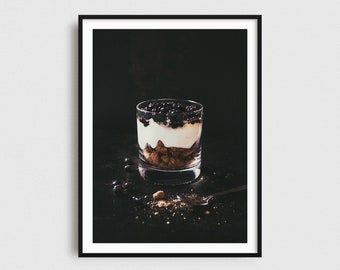 Minimalist Kitchen Wall Decor, Food Photography Art Prints