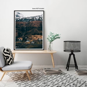 Nordic Living Room Decor Iceland Landscape Photography Print image 2