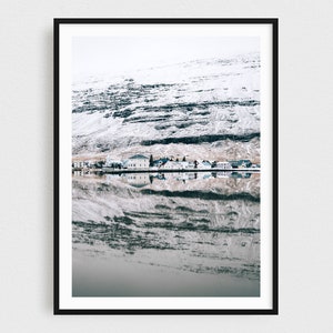 Kerstcadeaus voor moeder van dochter - Winterfotografie-afdrukken muurkunst