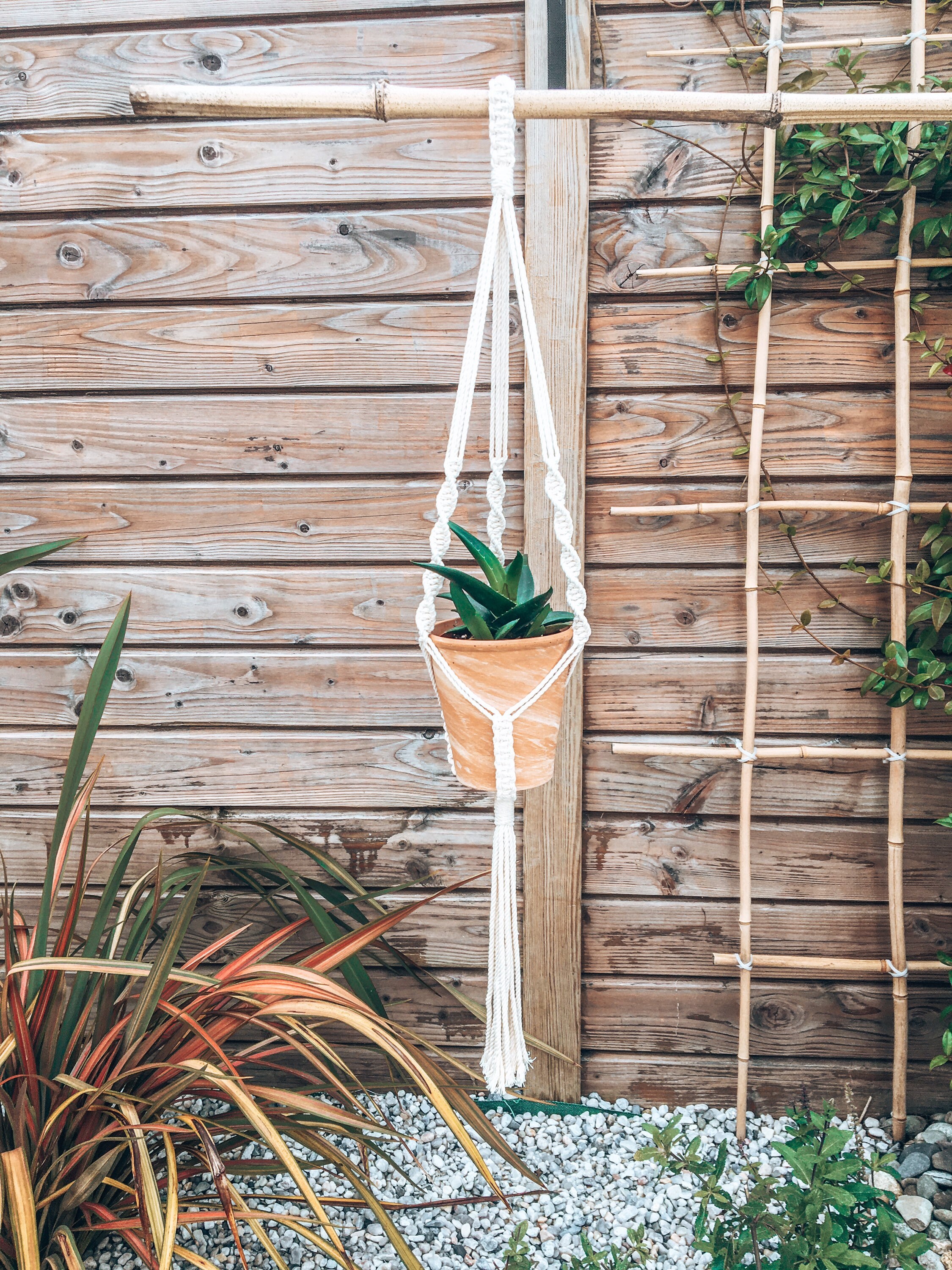 Suspension Pour Plante en Macramé