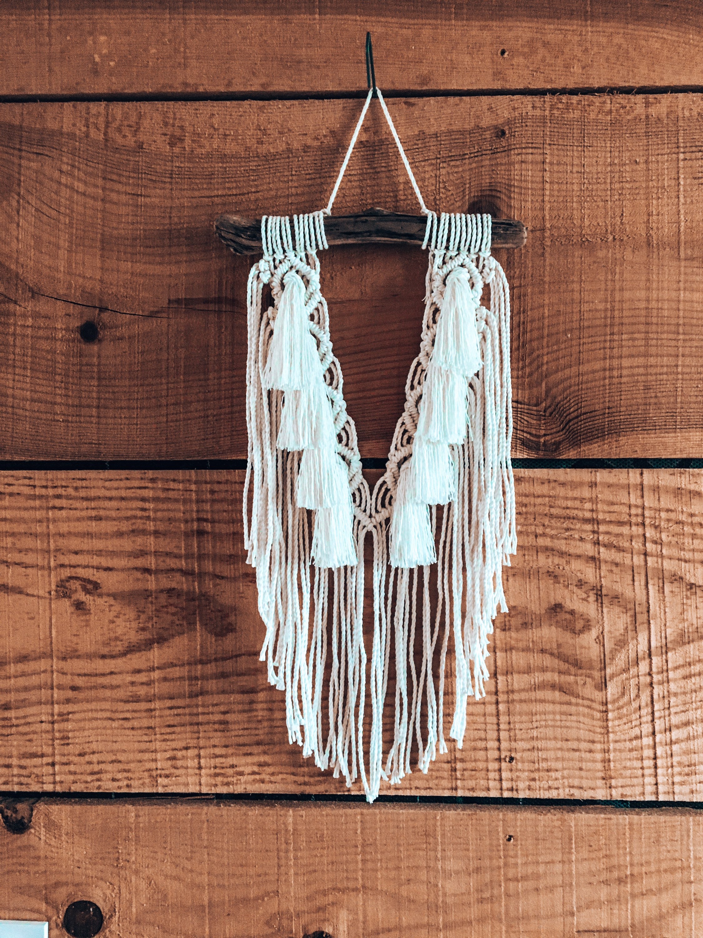 Suspension Murale en Macramé