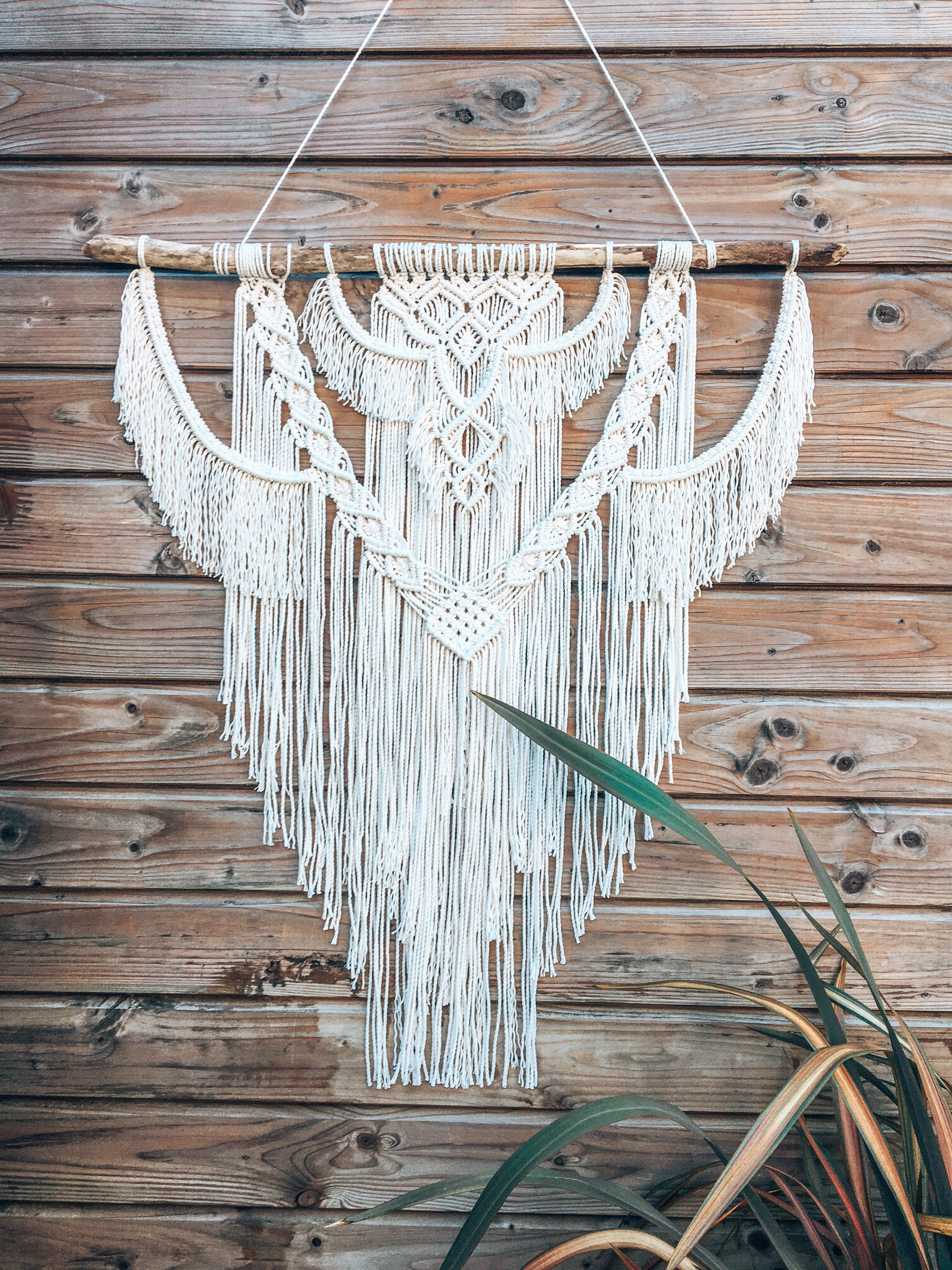 Suspension Mural en Macramé