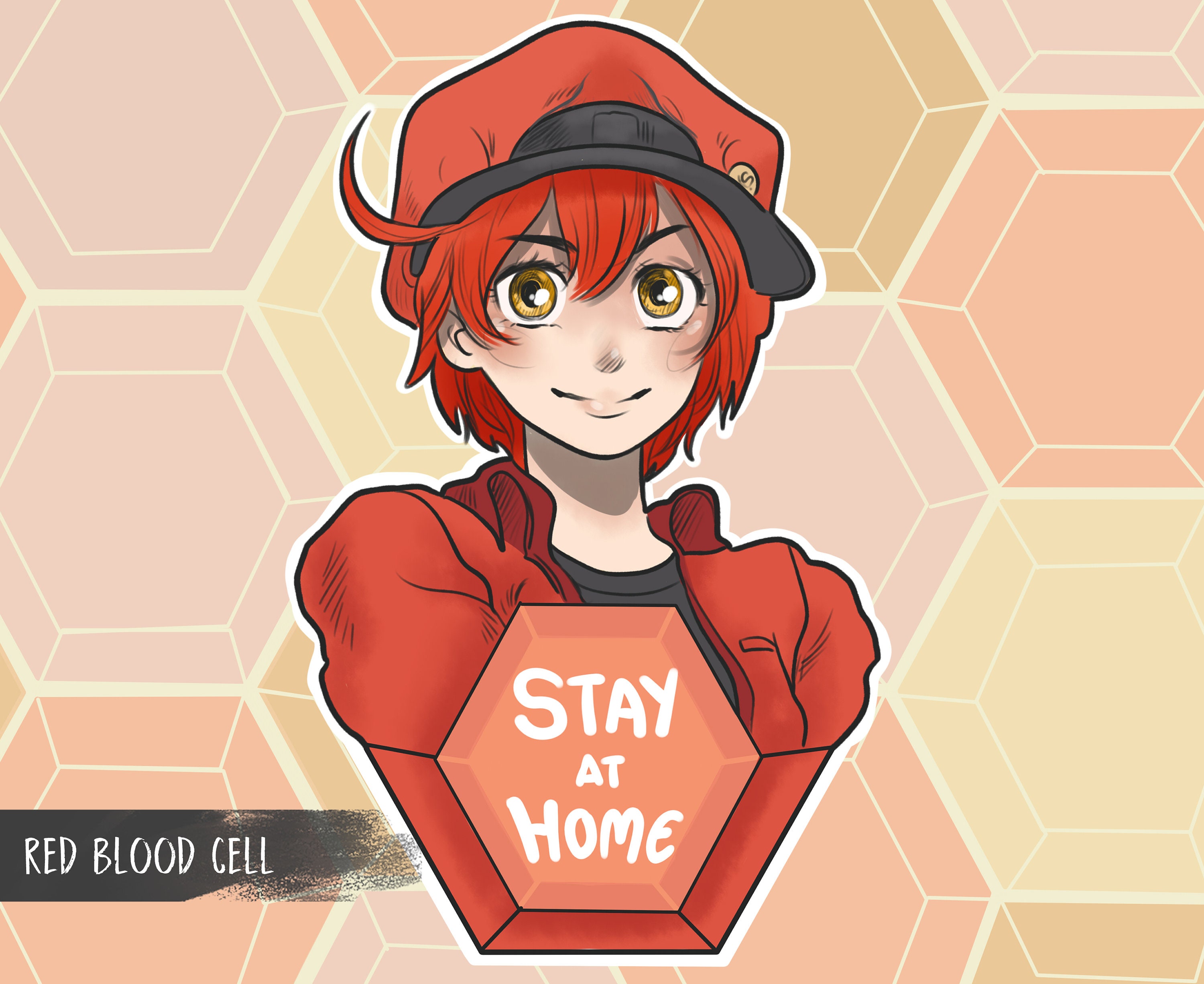 Stickers Cells at Work hataraku Saibo Anime Fanart -  Norway