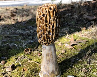 Handmade Mini Morel Mushroom Vessels