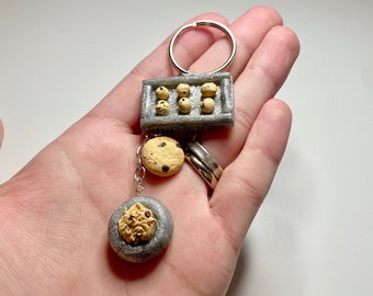 Chocolate Chip Cookie Making Keychain! | Cookie Charm | Cookie Keychain | Gifts For Bakers | Cookie Gifts | Gifts For Her | Cookie Party