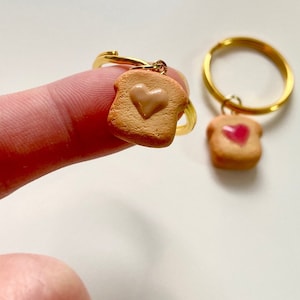 PB&J Best Friend Keychains  | Best Friend Gifts | Matching Gift | Cute Couple Gift | Matching Keychains | Cute Gift Ideas | Gifts For Friend