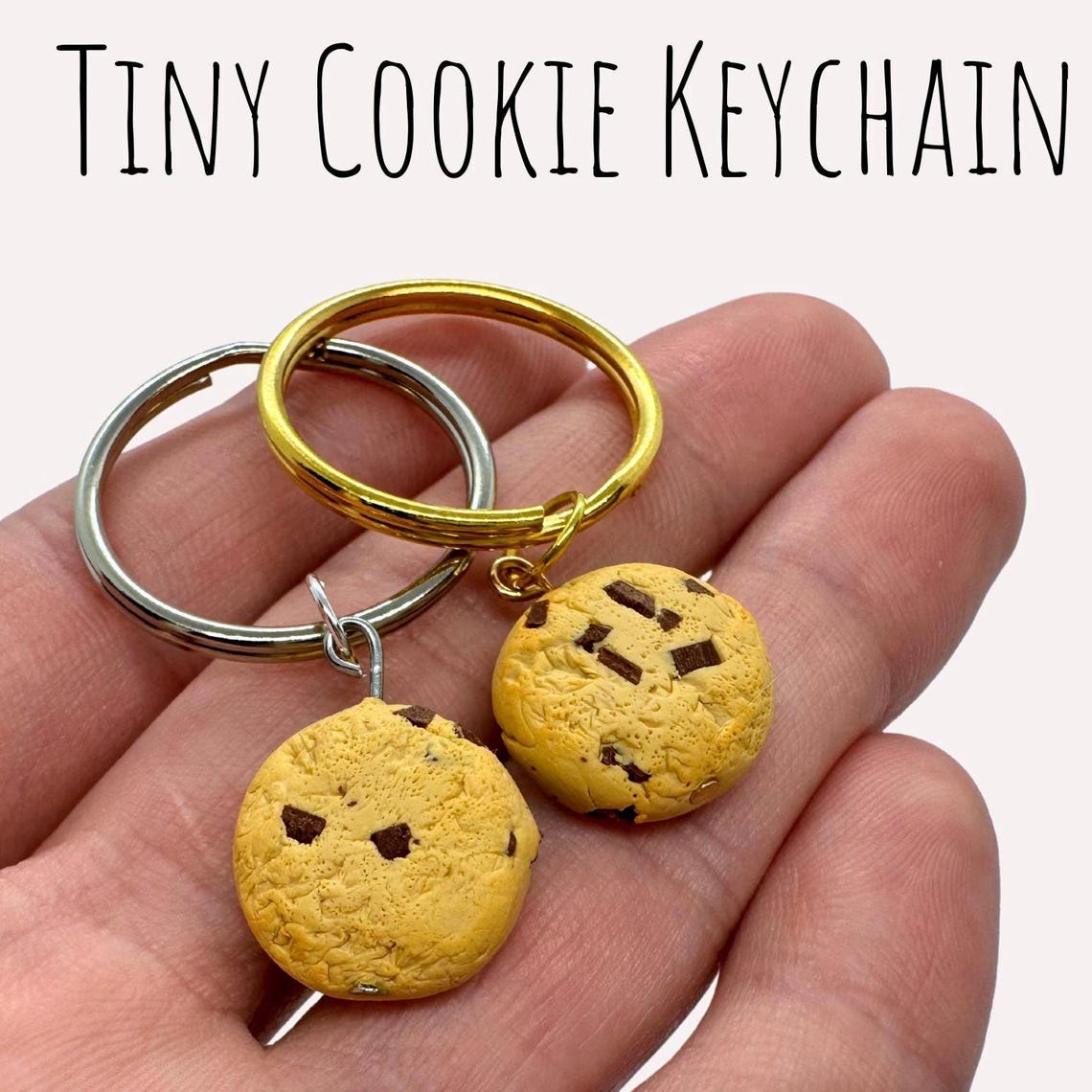 Cookie Keychain | Food Keychain | Unique Small Gifts | Unique Keychain ...
