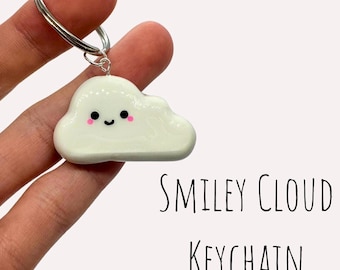 Cloud Keychain | Keychain Gifts | Cloud Party Favors | Gifts For Her | Gifts For Kids | Cute Keychain | Small Keychain | Keychain Wristlet