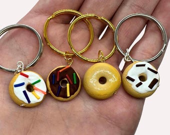 Micro Realistic Donut Charms! | Miniature Food | Food Keychain | Donut Keychain | Gifts For Bakers | Miniature Sweets | Donut Gifts