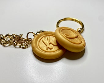 Personalized Initial Wax Seal Charm | Initial Keychain | Custom Keychain | Custom Wax Seal | Custom Wax Seal Keychain