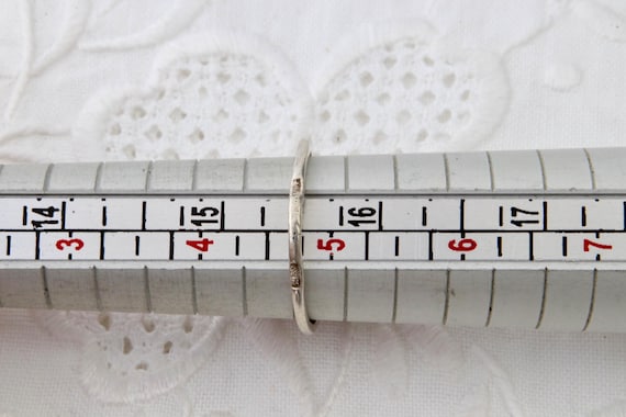 Sterling silver ruby ring, 875 silver ring, Vinta… - image 10