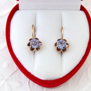 Russian alexandrite hotsell earrings