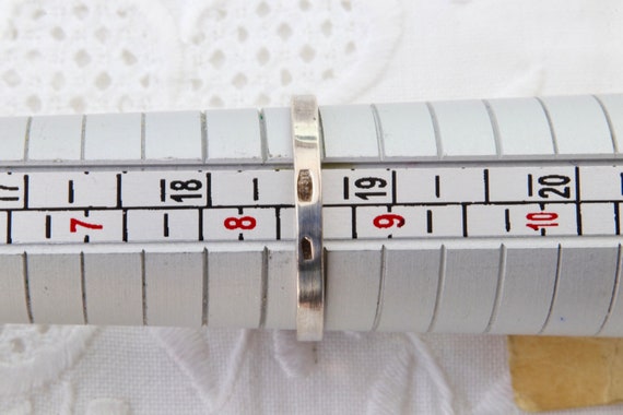 Soviet ruby ring, Sterling silver flower ring wit… - image 10