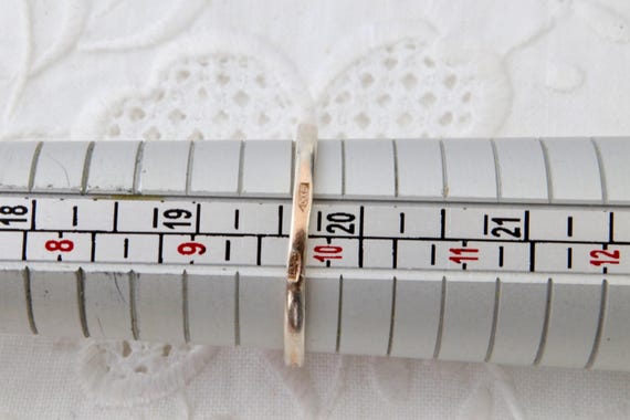 Sterling silver ruby ring, 875 silver with gold p… - image 10