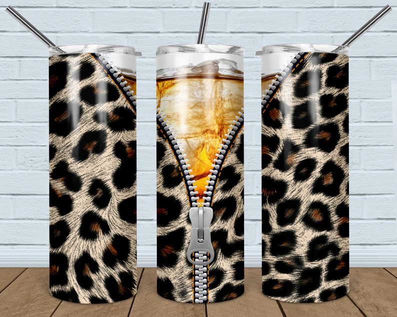 Download Skinny Tumbler Sports And Leopard Svg File