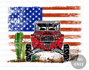 American Flag RZR Red Vintage UTV, SXS Png, Sublimation Design, Graphic, Clip Art, Digital Download