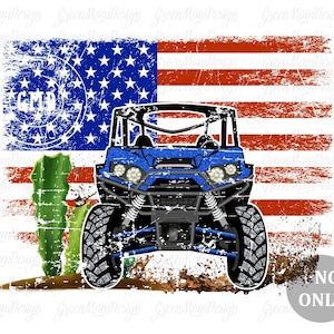 American Flag Vintage UTV, SXS Png, Sublimation Design, Graphic, Clip Art, Digital Download
