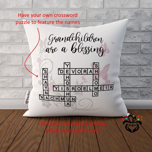 Personalized Crossword Puzzle Etsy
