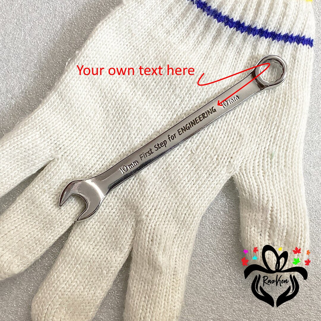 Custom Engraved Wrench, Personalized Wrench, Best Gift for Dad