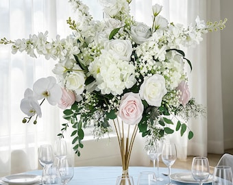 White Orchid Flower Ball,Wedding Table Centerpiece Decor