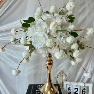 Artificial Rose Flower Table Centerpieces,Wedding Centerpieces,Table Flower Ball,Flower Centerpieces,Wedding Aisle Flower,Flower Arrangement