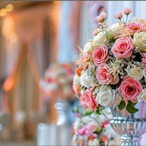 Wedding Centerpiece Kiss Ball,Fake Flowers Pink Wedding Bouquet,Wedding Ideas Flower Ball,Table Centerpieces,Sweetheart Table Decor