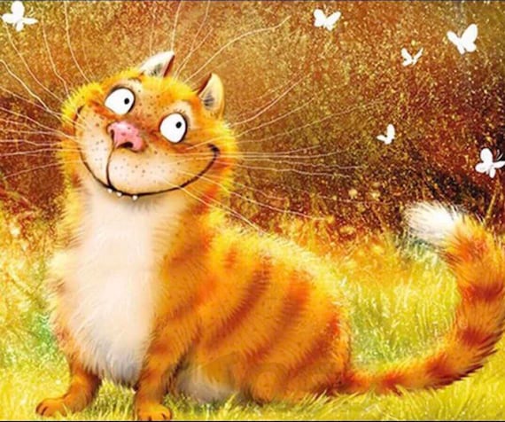 2020 Full Drill 5D Diamond Painting Small Cat DIY Cross Stitch Home Art Decor