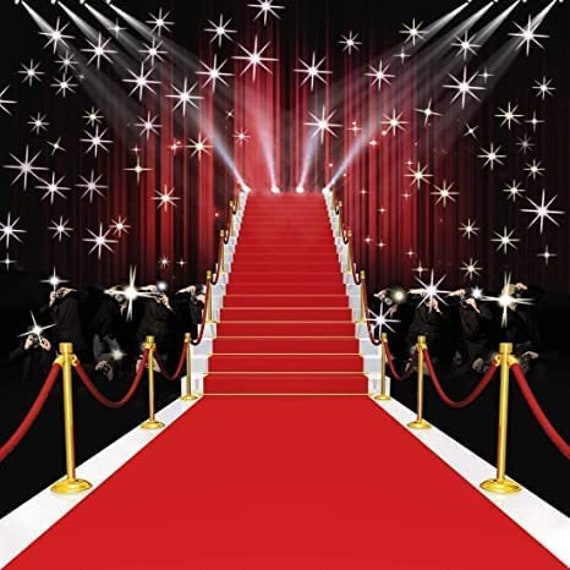 Buy Red Carpet Photography Backdrop Hollywood Theme Party Decorations Photo  Backdrops for Wedding Birthday Baby Shower Newborn Party Decor Online in  India 