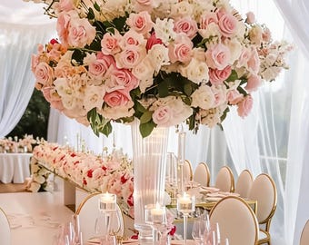 Pink Rose Flower Ball,Table Centerpiece,Wedding Aisle Arrangement