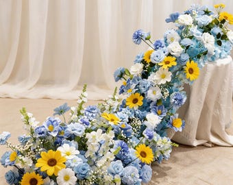 Wedding Aisle Flowers,Floor Flower Arrangement,Ground Florals