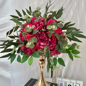 Wedding Table Flower Ball,Rose Flower Ball,Wedding Rose Table Centerpieces,Road Lead Flower Ball,Table Decor,Flower Centerpieces,Home Decor